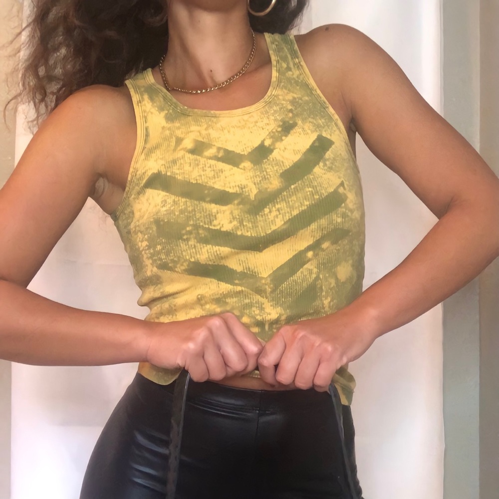 🖤 Royal Apparel 90’s Ribbed 100% Cotton Graphic Tank Top size S